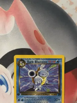 Pokemon TCG - Dark Blastoise 20/82 1st Edition Team Rocket Non-Holo - LP - Image 3