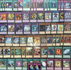 YuGiOh Jaden Classic Elemental Hero Neos Neo-Spacian Deck w/Extra & Side Sleeved - Image 1