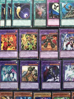 YuGiOh Jaden Classic Elemental Hero Neos Neo-Spacian Deck w/Extra & Side Sleeved - Image 2