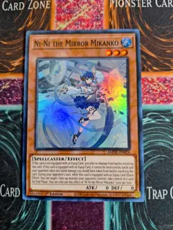 Yu-Gi-Oh! Ni-Ni the Mirror Mikanko AMDE-EN026 Super Rare 1st Edition Near Mint - Image 1