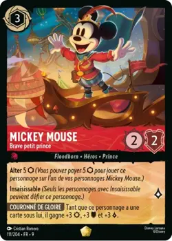 Lorcana - Mickey Mouse - Brave petit prince - MINT/NMINT - FR - Image 1