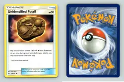 Unidentified Fossil #116/131 SM Forbidden Light Uncommon Pokemon 2018 TCG Card - Image 1