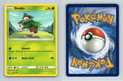 Skiddo #9/131 Sun & Moon Forbidden Light Common Pokemon 2018 TCG Card - Image 1