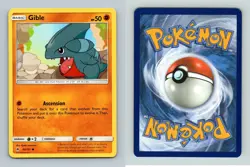 Gible #60/131 Sun & Moon Forbidden Light Common Pokemon 2018 TCG Card - Image 1