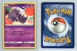 Espurr #44/131 Sun & Moon Forbidden Light Common Pokemon 2018 TCG Card - Image 1
