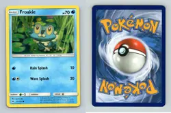Froakie #22/131 Sun & Moon Forbidden Light Common Pokemon 2018 TCG Card - Image 1