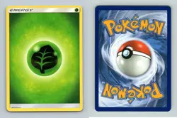 Grass Energy Sun & Moon Forbidden Light Pokemon 2018 TCG Card - Image 1