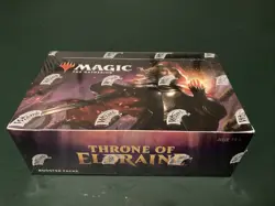 MtG Throne of Eldraine Draft Booster Box Sealed with Free Shipping - Image 1