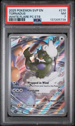 Pokemon TCG Tornadus Card 210 Pokemon Center Exclusive Black Star Promo - Image 1