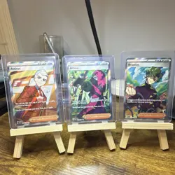 Pokemon TCG Trainer Supporter Foil Card Lot Atticus Brassius 3 Cards - Image 1