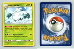 Abomasnow #4/131 Sun & Moon Forbidden Light Rare Pokemon 2018 TCG Card - Image 1