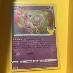 2021 Pokemon SWSH Celebrations Mew Holo #011/025 - Image 1