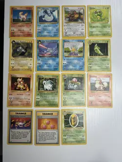 Vintage WOTC Pokemon TCG Non Holo - Lot Of 15 Cards - Image 1