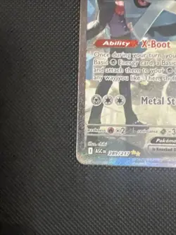 Pokemon Steven's Metagross EX 289/217 ASC 340 HP EX Stage 2 Holo Rare - Image 5