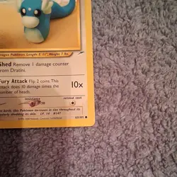 Pokemon Dratini Neo Destiny 63/105 2000 Nintendo Basic Card Pokemon TCG - Image 5