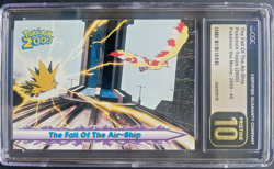 Pokemon Zapdos & Moltres Fall of the Airship Topps 2000 CGC Pristine 10 Black - Image 1