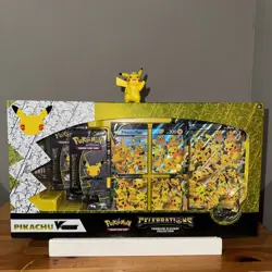 Pokemon Celebrations 25th Anniversary Pikachu V-union Premium Playmat Collection - Image 1