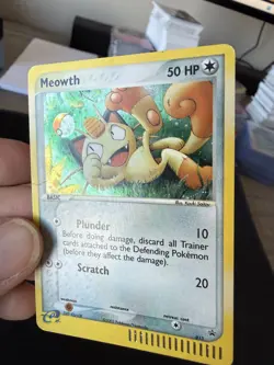 NM Meowth #013 Black Star Promo Holo Pokemon Card - Image 2