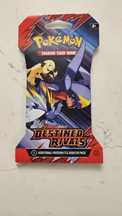 Pokemon TCG Destined Rivals Sleeved Booster Pack - Factory Sealed - (RANDOM ART) - Image 1