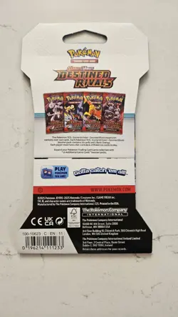 Pokemon TCG Destined Rivals Sleeved Booster Pack - Factory Sealed - (RANDOM ART) - Image 2