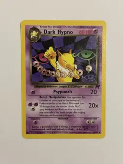 Pokemon Dark Hypno Team Rocket Rare Regular 26/82 60 HP Wizards 2000 - Image 1