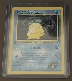 Sabrina’s Psyduck 1st Edition 99/132 - Gym Challenge Pokemon - Image 3