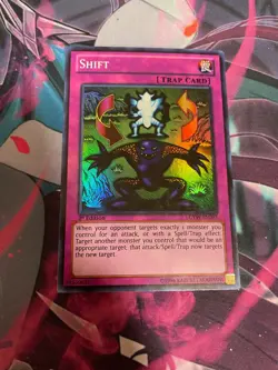 YUGIOH - SHIFT - SUPER RARE - LCYW - 1ST ED - NM - Image 1
