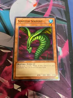 YUGIOH - SINISTER SERPENT - BP02 - COMMON - 1ST ED - NM - Image 1