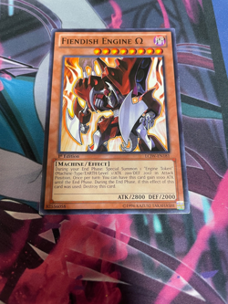 YUGIOH - FIENDISH ENGINE OMEGA - COMMON - LCJW - 1ST ED - LP - Image 1