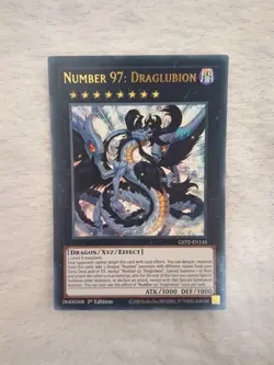 YuGiOh! Number 97: Draglubion GFP2-EN145 Ultra Rare 1st Edition - Image 1