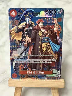 One Piece TCG The Azure Sea's Seven Kid & Killer EB01-003 (SP) Foil Alt Art - Image 1