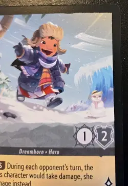 Lilo - Bundled Up 195/204 Super Rare Winterspell Disney Lorcana TCG - Image 3