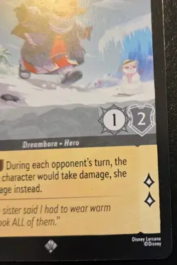 Lilo - Bundled Up 195/204 Super Rare Winterspell Disney Lorcana TCG - Image 5