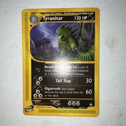 Pokemon TCG Tyranitar 40/147 2002 English Regular Lot of 3 Cards - Image 1