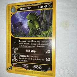 Pokemon TCG Tyranitar 40/147 2002 English Regular Lot of 3 Cards - Image 3