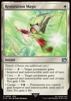 Restoration Magic - Non-Foil - Final Fantasy - 30 | MTG Card - Image 3
