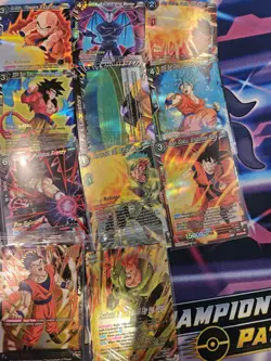 Pre Release Gold Stamped (31 Foil Card Lot) Dragon Ball CCG - Image 5