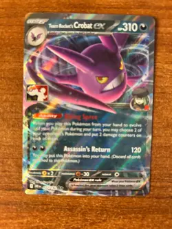 Team Rocket's Crobat ex 122/182 Prize Pack Series Cards Holo - Image 1