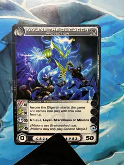 Aa’une the Oligarch 29a/29b. Ultra Rare Rise of the Oligarch Chaotic TCG Card NM - Image 1