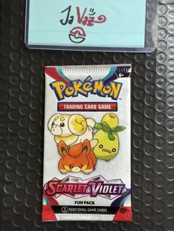 SEALED Scarlet & Violet Base Set Fun Pack Promo 3 Cards ✨ 1 DAY SHIP! - Image 1