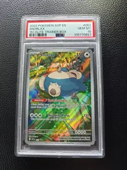 Snorlax 051 Sv: Scarlet & Violet Promo Cards Holo - Image 1