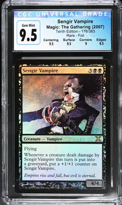 SENGIR VAMPIRE 10th Edition Foil Rare CGC 9.5 MTG [Nostalgium] - Image 1