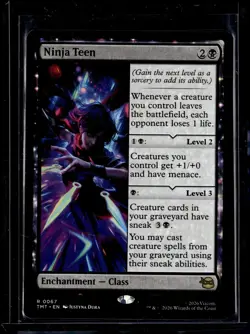 Ninja Teen - 67 - TMT - NM - MTG Magic the Gathering - Image 1