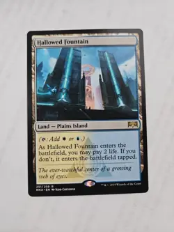Hallowed Fountain Ravnica Allegiance Land Rare MTG Magic the Gathering - Image 1