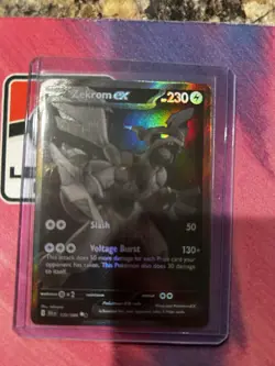 Pokemon Zekrom EX 172/086 Sv: Black Bolt Holo Black White Rare 230 HP - Image 3