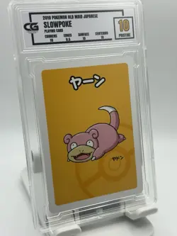 CG GRADED 2019 POKEMON OLD MAID JAPANESE SLOWPOKE PLAYING CARD - Image 1