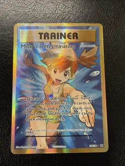 Misty's Determination 108/108 - Evolutions - Near Mint NM Full Art Pokemon Card - Image 2