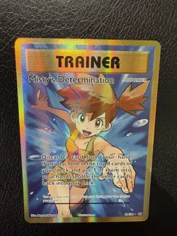 Misty's Determination 108/108 - Evolutions - Near Mint NM Full Art Pokemon Card - Image 3