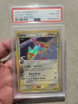 2005 Pokemon Latias #8 Latios #9 Holo Psa 10 Ex Delta Species - Image 2