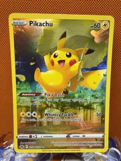 Pokemon Pikachu GG30/GG70 Crown Zenith Galarian Gallery Holo Rare NM/Mint 1298 - Image 1